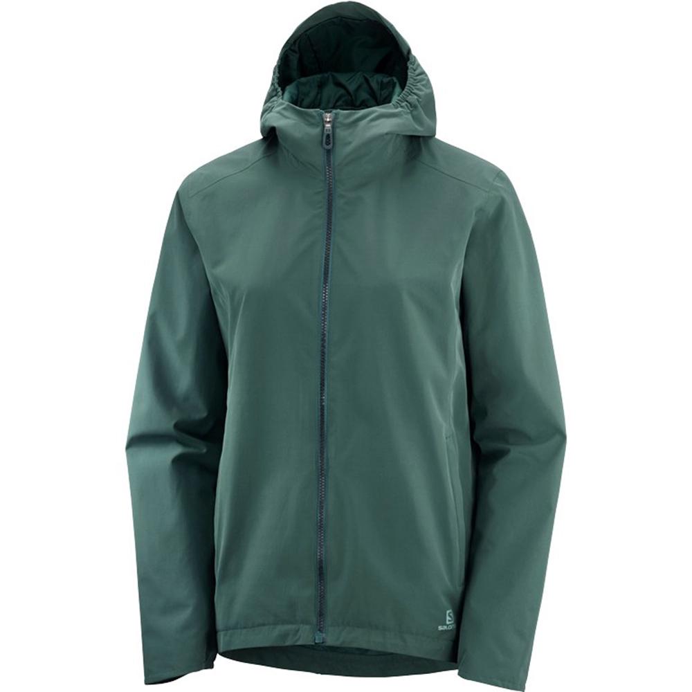 Vestes Salomon Femme Vert - Salomon COMET WP JKT W - France (3418-XUQJC)